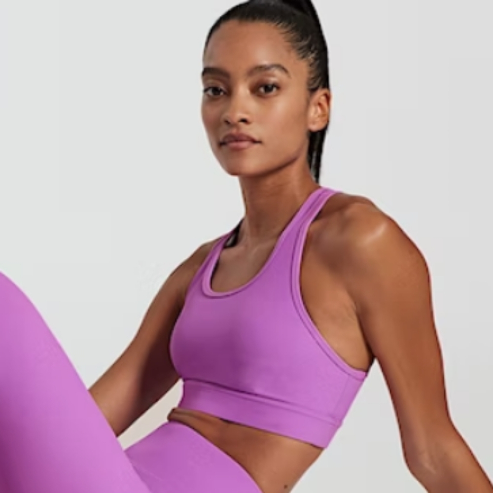 New Balance x Bandier Sports Bra - Orchid - Small